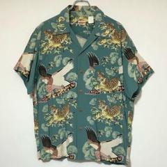 SUN SURF サンサーフ アロハシャツ 虎 鷲 和柄 M〜L相当 SUN SURF サンサーフ アロハシャツ 虎 鷲 和柄 M〜L相当 - メルカリ
