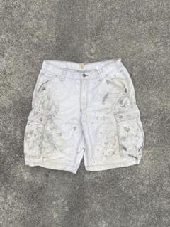 carhartt ホワイトペインターパンツ W30 カットオフカーゴパンツ