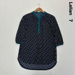 ボタニカル柄チュニックブラウス|レリアン | レリアン公式