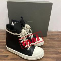 RICK OWENS ラモーンズ ハイカット レザー スニーカー 42