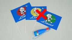 ライオンズ　メガホン　フラッグ　復刻　ジェット風船　バスタオル　まとめ売り 埼玉西武ライオンズ 復刻応援グッズセット 旗 フラッグ メガホン
