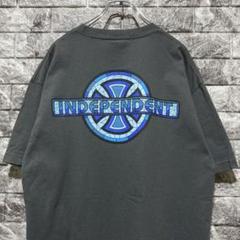 希少 INDEPENDENT Tシャツ インディペンデント チャコール グレー