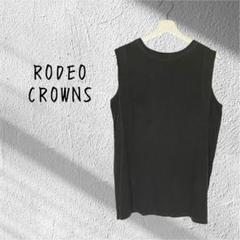 RODEO CROWNS ロデオクラウンズ ノースリーブ Aライン トップス