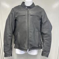 レザーシングルライダースジャケット　komineバッファローレザーn28
