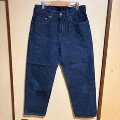 【ユニクロ】28（70㎝）メンズストレートデニムジーンズ　ブルー　太め