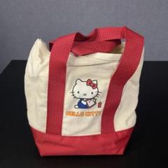 ハローキティ トートバッグ アイボリー/レッド 平成