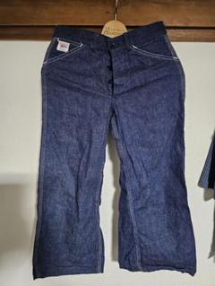 40s 50s BLUE WING レースアップデニムパンツ