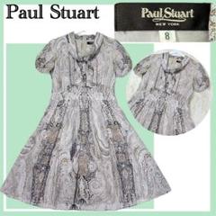 ✨美品✨Paul Stuart ペイズリー柄 ボウタイ シャツワンピース 8 L