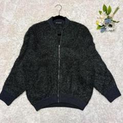 23区oggi掲載 中村アン着用 アルパカ混ジップアップブルゾン