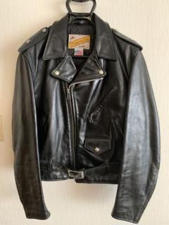 Schott 613 ワンスター PERFECTO 牛タグ40サイズ USA製黒 Schott Perfecto 613 One Star Double Riders Jacket Vintage 34