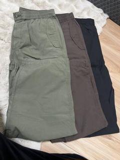 若者の大愛商品 UNIQLOパラシュートパンツM 3色セット メルカリ - パンツ