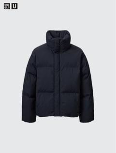 【最終値下げ】UNIQLO U パデッドボリュームジャケット オリーブ　L UNIQLO - UNIQLO U ユニクロユー パデッドボリュームジャケット