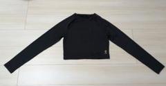On Studio Long-T Crop Women's Mサイズ Black