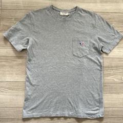 メゾンキツネ　Tシャツ　グレー　M