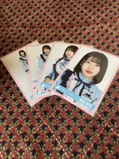 日向坂46 富田鈴花 生写真 紅白衣装 4種コンプ