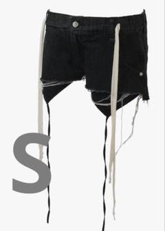 パンツ S garter denim shorts Theredthread THEREDTHREAD / ザレッドスレッド】S garter denim shorts