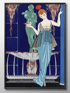 ジョルジュ・バルビエ陶板　　アートフレーム　額入り絵画　壁掛け 楽天市場】ジョルジュバルビエの通販