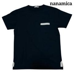 nanamica Crew Neck H/S Shirt ネイビー メンズ S