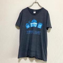アメリカ古着　WEBER BASP　企業プリント　Vネック　半袖　Tシャツ