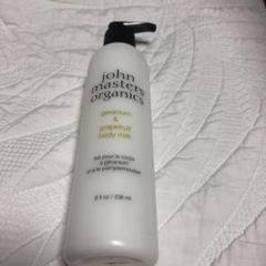 【未使用】ジョンマスターオーガニック G&Gボディミルク 236ml