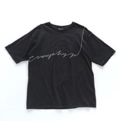 クリープハイプ 糸 刺繍 Tシャツ ブラック【Ｌ】