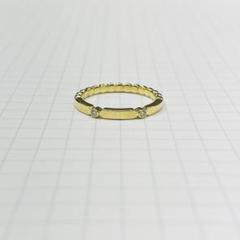 18金 デザイン ダイヤリング