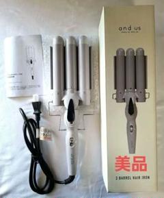 【美品】スリコ and us ウェーブアイロン 3バレルヘアアイロンのサムネイル