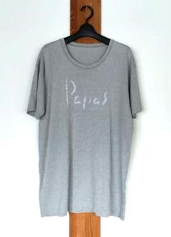 PAPAS SPORTSロゴ Tシャツ グレー