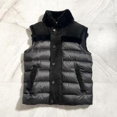 B15311 美品　エンメティ DONNY ムートンコンビダウンベスト　黒48 m98841775057_1.jpg?1734945839