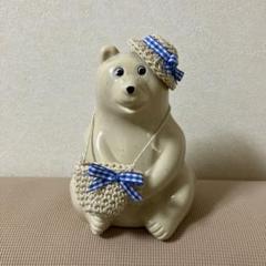 しろくま貯金箱用帽子＆バッグセット