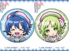 魔入りました！入間くん まるくじ 缶バッジ 入間 クララ チェックセーラー