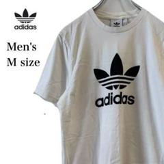 adidas アディダス 半袖 Tシャツ メンズ M ホワイト ビッグロゴ