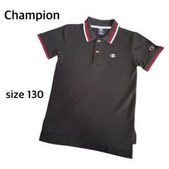 Champion チャンピオン 半袖ポロシャツ 黒 サイズ130