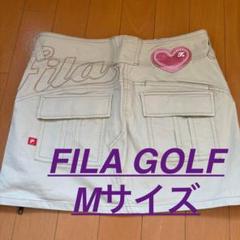 FILA GOLF レディーススカート Mサイズ　ベージュ　5ポケット