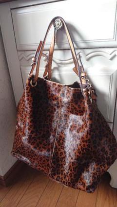 Mizze collection ヒョウ柄バッグ 馬 革