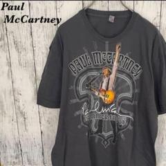 【USED】Tシャツ Paul McCartney グレー　L プリント