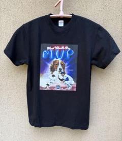 大谷翔平&デコピン　MVPパロディTシャツ　ブラックLサイズ 未使用に近い