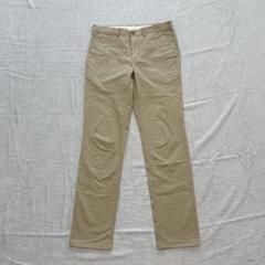 GU【76】チノパンツ ストレートシルエット きれいめカジュアル ベージュ 定番