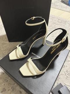 【新品未使用】サンローラン レザー サンダル Bea90 2025年最新】Saint Laurent カラー:ホワイト系 サンダルの人気
