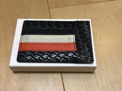 タケオキクチ TAKEO KIKUCHI レザー パスケース・カードケース 紺