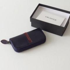 DRAWER ネイビー レザー キーケース 未使用