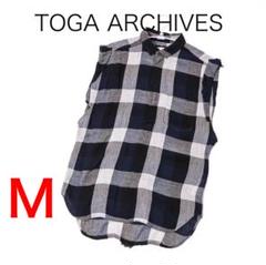 TOGA ARCHIVES トーガ アーカイブ シースルー チェックシシャツ TOGA ARCHIVES トーガ アーカイブ シースルー チェックシシャツ