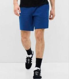 2074 新品　GAP fit テック　フリース　ショートパンツ　ブルー　XL
