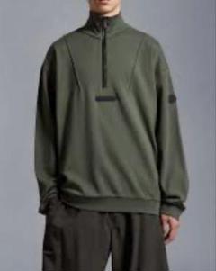 MONCLER　23ss　スウェット　ハーフジップ　カーキ　Ｓ 新品タグ付き】MONCLER ハーフジップ トレーナー L - メルカリ