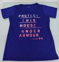 ☆UNDER ARMOUR ☆プリントTシャツ ブルー　XL