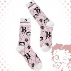 Betty Boop ベティブープ 靴下 ソックス クルーソックス ベティちゃん