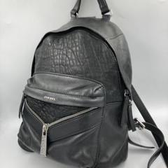 美品】ディーゼル リュック バックパック ブラック レザー