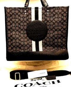 極美品✨️COACH 2way大型ショルダーバッグ グレー ブラック