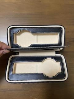 時計　トラベルケース　2本収納可能　黒