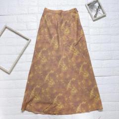 Ray BEAMS レイビームス ロングスカート ブラウン系 総柄 サイズ0